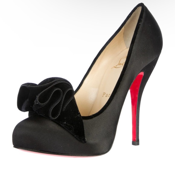 Christian Louboutin Lady Page 120 Satin/Velvet pumps, size 38 - Picture 11 of 11